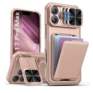 Rose Gold Phone Case for 17 Pro Max